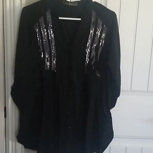 New-Love Stitch Button Down Blouse